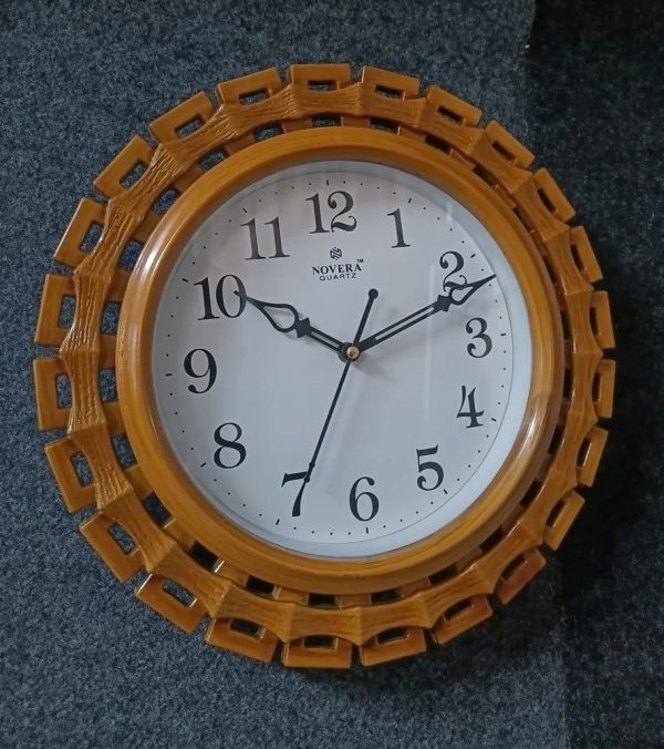 Wall Clock NQ-402, Plastic, [Size: 12x12inch]