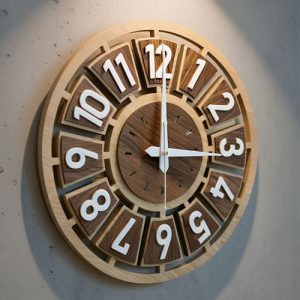 Wall Clock Wooden D97