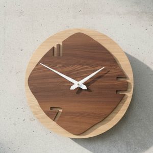 Wall Clock Wooden D100