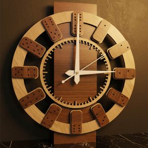 Wall Clock Wooden D98