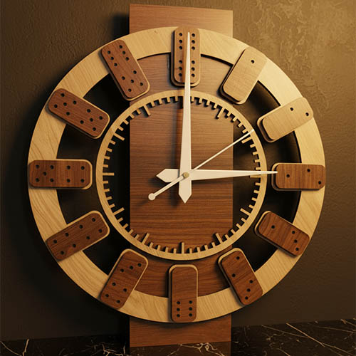 Wall Clock Wooden D98