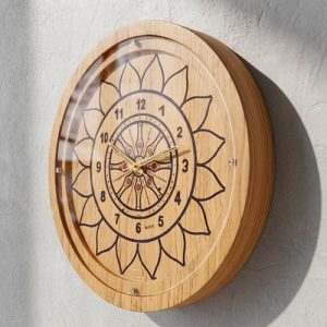 Buy Samay Chakra Engraving Rajwadi Premium Wooden Wall Clock – Wholesale (16,18,20,23 Inch)